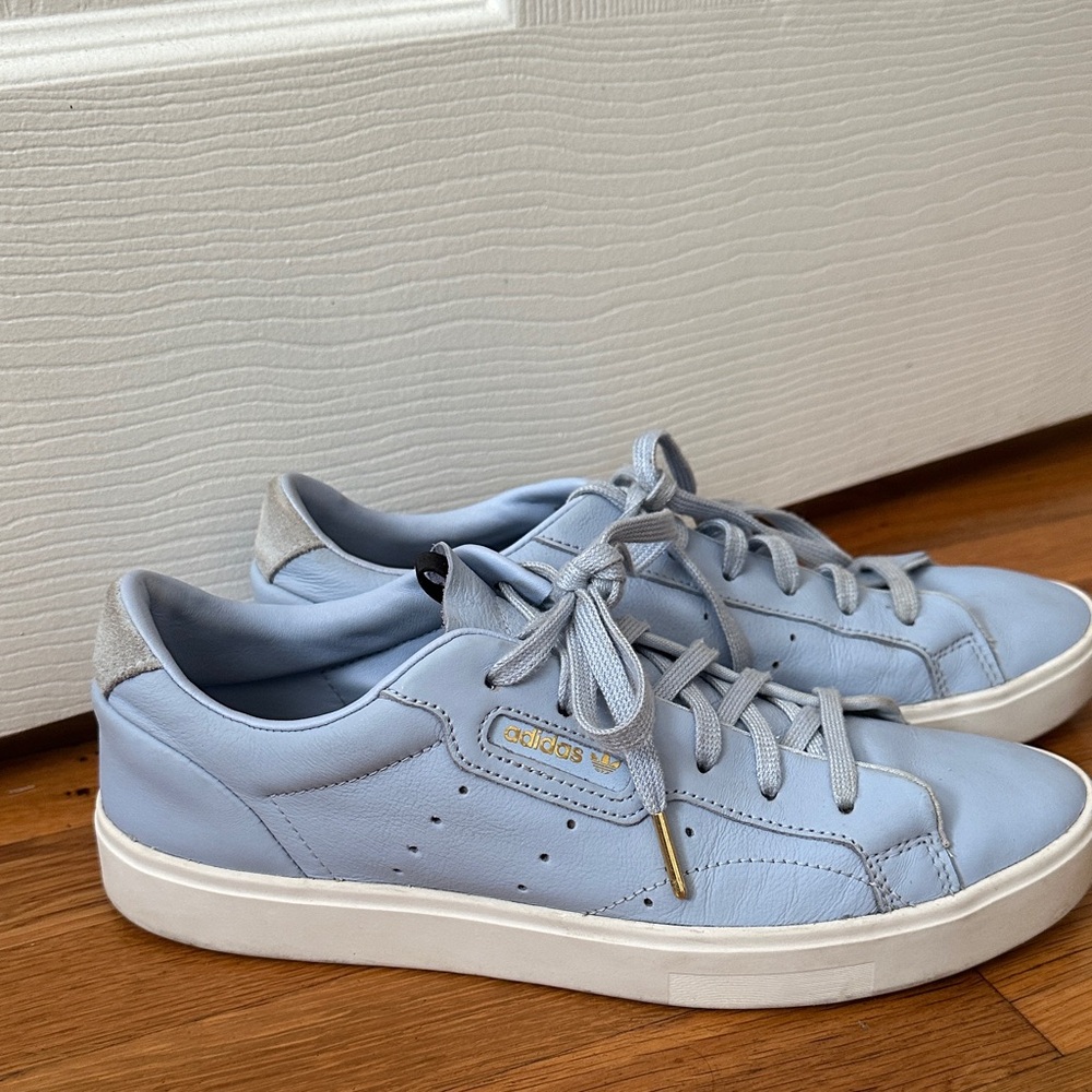Adidas Light Blue Sneakers - excellent condition!